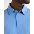 thumbnail image 2 of Free Assembly Mens Cotton Polo Shirt with Short Sleeves, Sizes XS-3XL, 2 of 5