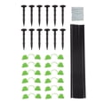 thumbnail image 1 of Greenhouse Garden Fiberglass Rod, Grow Tunnel Garden Stake 12 Clips Stable 18 Rods Fast Installation  for Farm, 1 of 7