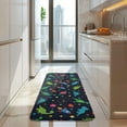 thumbnail image 4 of Space Dinosaur Pattern Kitchen Rug Mat,Kitchen Runner Rugs Non Skid Washable,Decorative Kitchen Floor Mats for Kitchen,Sink,Laundry,17"x47.2", 4 of 7