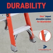 Louisville Ladder 10-Foot Fiberglass Step Ladder, 300-Pound Load Capacity, Type IA, FS1510