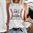 thumbnail image 5 of Birdeem Débardeur Ajusté à Imprimé Floral pour Femmes, Col Rond, Sans Manches, à Blocs, Tunique, T-Shirt, Hauts, 5 of 5