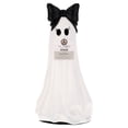 thumbnail image 3 of My Texas House Halloween Large Ghost with Bow Decoration, Black and White, 20", 3 of 4
