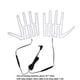 thumbnail image 5 of Ropa de Deporte 1 par de calentadores térmicos de manos de 5 V para zapatos, guantes, almohadillas (DC 1 a 1 cable), 5 of 5