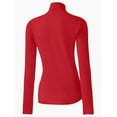 thumbnail image 3 of Women's Turtleneck Long Sleeve Shirts Slim Fitted Lightweight Base Layer Casual Tops, 3 of 5
