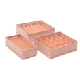 thumbnail image 1 of Xihbxyly Organizador de Armario, Diseño de Malla Plegable, Caja de Ropa Que Ahorra Espacio, Portátil y Fácil de Limpiar, Almacenamiento Versátil para Dormitorio, Juego de 3 Piezas, 33 X 16 X 9 Cm, 1 of 1