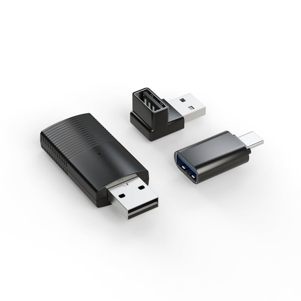 MINIX Adaptador inalámbrico CarPlay para Apple convierte automóviles CarPlay con cable de fábrica a CarPlay inalámbrico Compatible con iPhone iOS 10+ Latencia lenta con USB C