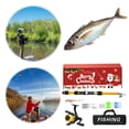 thumbnail image 3 of Combo Carrete Caña Pescar Juego Regalos Pesca Navidad para Hombres, 3 of 9