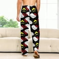 Hello Kitty Batman Pajamas Pants Women Autumn Winter Warm Flannel