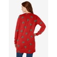 thumbnail image 2 of Woman Within Plus Size Perfect Longer-Length Cotton Cardigan Sweater, 2 of 4