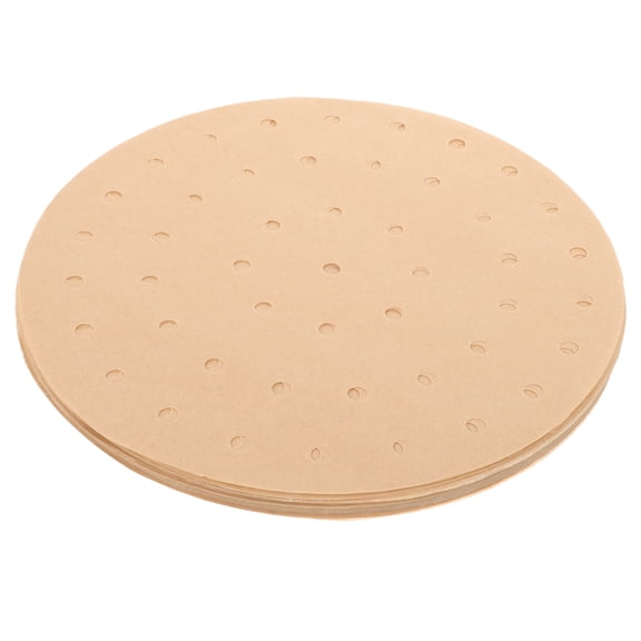 Tineasur Air Fryer Parchment Paper Liner Khaki Disposable Perforated Nonstick Baking Tray Sheets