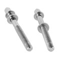 thumbnail image 3 of 2PCS Iron Drum Tight Screw Stainless Steel Tension Rods Percussion Replacement Accessory WC902, 3 of 12