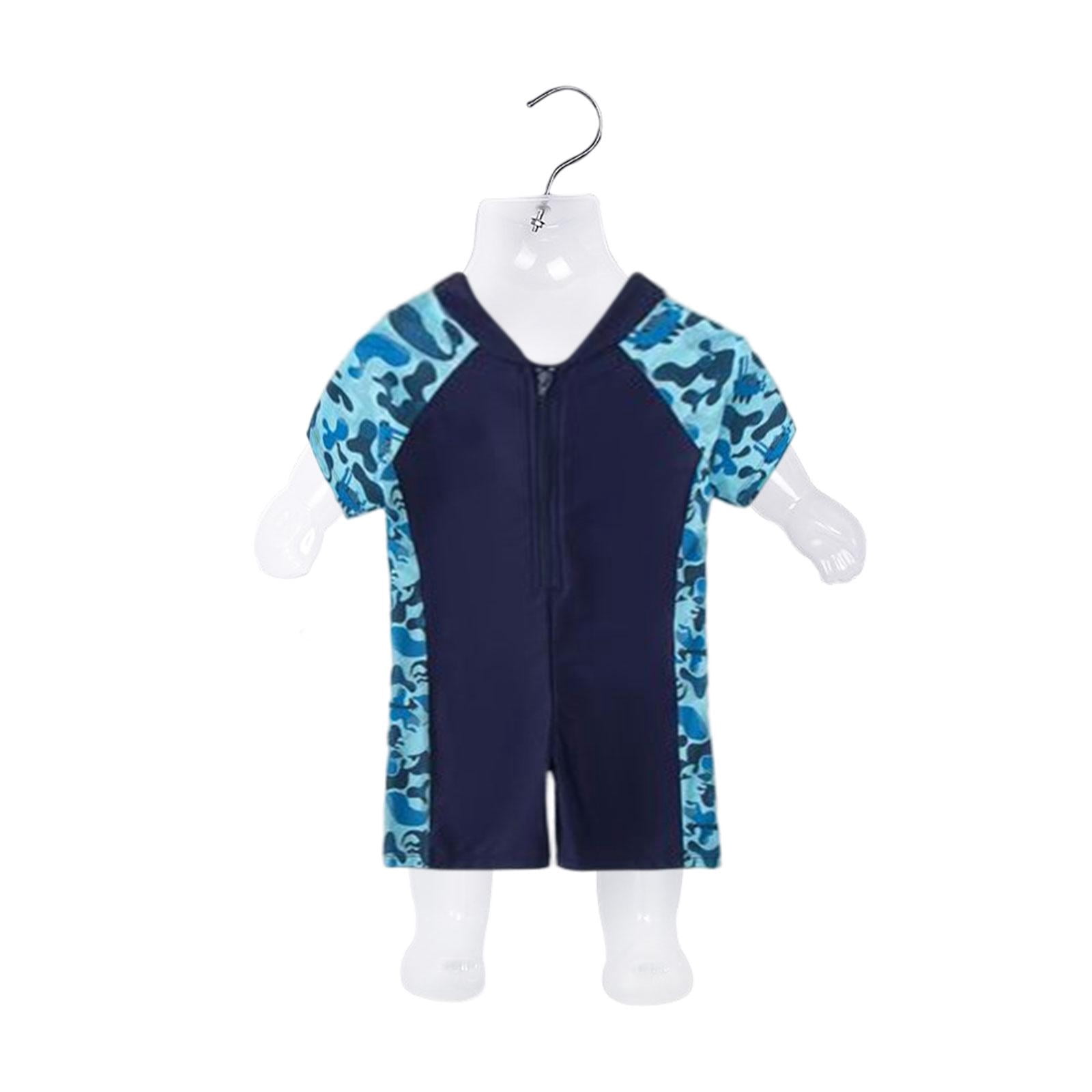 Kids Mannequin Dress Form, Hanging Body Form Hard Realistic with Hands and Feet Child Mannequin Torso, Child Mannequin for Home Window Shop Translucent