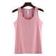 thumbnail image 1 of Qarigey Chaleco de algodón para mujer, ropa recortada de moda de punto, camiseta transpirable fresca, camisas de fondo exterior de primavera, Prendas para la parte del cuerpo Rosado S Qarigey AP010463-19B, 1 of 6