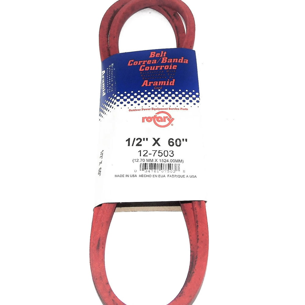7503/4L600 Rotary Belt (1/2X60") Compatible With JOHN DEERE M77988