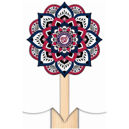Washington Nationals 18 x 12 Mandala Yard Stake
