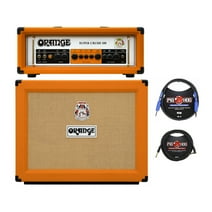 Orange Amps Super Crush 100W Amp Head with PPC212OB 120W 2x12in Cabinet & Cables