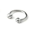 thumbnail image 3 of Anillos Cristal Hierros Circulares Ceja Labios Piercing de Oreja Sunnimix Pendiente tabique, 3 of 7