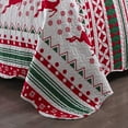 thumbnail image 4 of 2/3-Piece Christmas Quilt Set - Snowflake Bedspread & Throw Blanket for Festive Holiday Decor, 4 of 9
