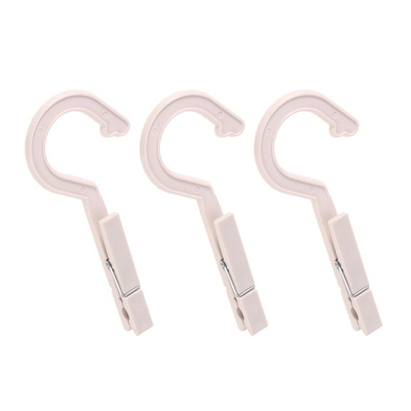 Frcolor Clothes Hanging Clips Plastic Laundry Hooks Clothespins Travel Cloths Clipsfor Clothing Pin Pegs Kit Hanger Windproof