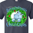 thumbnail image 4 of Inktastic I want a Hippopotamus for Christmas T-Shirt, 4 of 5