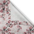 thumbnail image 5 of Ambesonne Floral Grommet Curtain, Nature Inspired Branches, 50" x 120", Rose Ruby Black, 5 of 6