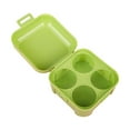 thumbnail image 2 of QHUDLV Egg carton 4 Compartments Egg Organizer Colorful Egg Storage Box Q8T1 N9, 2 of 9