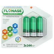 FLONASE Allergy Relief Nasal Spray (144 sprays per bottle 3 Count)