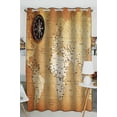 thumbnail image 1 of EREHome An old brass compass on a Treasure map Blackout Window Curtain Drapery Panels 52x84 Inch One Piece, 1 of 1