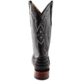 thumbnail image 3 of Ferrini Men's Caiman Belly Cowboy Boot Broad Square Toe Black 9 D(M) US, 3 of 7