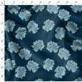 thumbnail image 4 of Soimoi Cotton Satin Spandex Blue Fabric By the Yard - 54 Inch Wide -Florals Print Fabric - Elegant and Timeless Patterns for Fashion and Home Decor Printed Fabric, 4 of 6