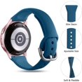 thumbnail image 2 of (3 Pack) Slim Band for Samsung Active 2 Watch 40mm 44mm, Galaxy Watch 3 41mm/Galaxy Watch 42mm/Gear S2 Classic/Gear Sport Bands, 20mm Silicone Strap f, 2 of 4