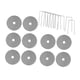 thumbnail image 4 of 10x Protectores para macetas, fundas protectoras para plantas, alfombrilla protectora para flores, red recortable, disco de protección para macetas,, 4 of 8