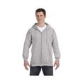 thumbnail image 1 of Hanes Men's Light Steel Full-Zipper Hoodie, Style F280, 1 of 1