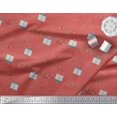 thumbnail image 2 of Soimoi Modal Satin Fabric Gift Box & Hanging Ribbons Party Fabric Prints By Yard 42 Inch Wide, 2 of 3