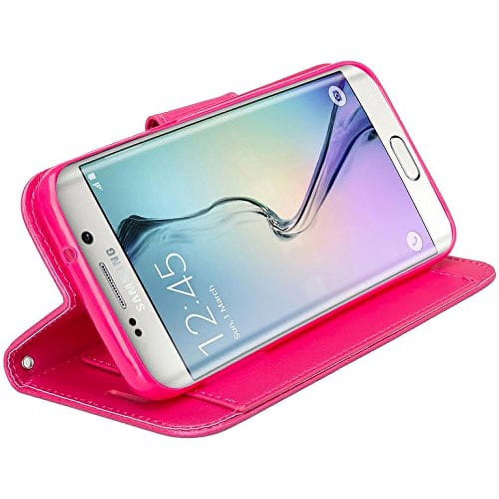 SumacLife Portfolio Design Wallet Case Specifically Designed for Samsung Galaxy S7