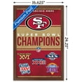 thumbnail image 3 of NFL San Francisco 49ers - Champions 23 Wall Poster, 14.725" x 22.375" Framed, 3 of 5