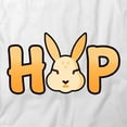 thumbnail image 2 of Hop T-Shirt | Cool Easter White Tee Gift, 2 of 5