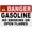 Warning Sign 1, variant on Danger Gas Meter No Smoking No Open Flame Sign 8"x12" - Aluminum Tin Warning for Home Outdoor Garden, Weatherproof Fire Safety Decor