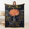 thumbnail image 1 of LHSHID Mother Gifts from Daughter Blanket for Mom Birthday Gifts for Mom Soft Flannel Fleece Blankets Throw for All Season in Home Bed Sofa Chairs 40x50in, 1 of 6