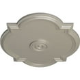thumbnail image 3 of Ekena Millwork 24"W x 20 1/2"H x 1 1/8"P Waltz Ceiling Medallion (Fits Canopies up to 5 1/4"), Hand-Painted Pearl White, 3 of 5
