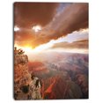 thumbnail image 2 of Grand Canyon under Thunderstorm Sky - Oversized Landscape Canvas Art, 2 of 3