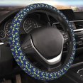 thumbnail image 4 of Kdxio Lemons And Chili Print Elastic Stretch Steering Wheel Cover,Auto Steering Wheel Cover,15 Inch Anti-Slip,Warm in Winter and Cool in Summer,Fit Suvs,Vans Cars,Trucks, 4 of 5