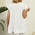 thumbnail image 4 of YABCSAZ Tank Tops for Women 2024 Sleeveless Round Neck Tank Summer Casual Solid Color T-Shirt Tops Plus Size Loose Fit Tank Tops Clothes Outfits 2024, 4 of 5