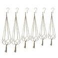 thumbnail image 1 of Vaidha 6PCS Plant Hanger Flower Pot Rope Wall Plant Indoor Home Decor, 1 of 7