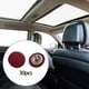 thumbnail image 1 of 30 piezas de techo de coche automotriz, botón de reparación de revestimiento de techo, tapa de tornillo de fijación de tela de techo Interior para aut Rojo, 1 of 8