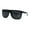 Matte Black Gold, variant on Kush Flat Top Horn Rim Thin Plastic Gangster Sunglasses Matte Black Green