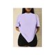 thumbnail image 1 of Playera Slim Fit Unisex Cuello Redondo Manga Corta Strech Color Lila Talla Mediana Marca Emil SaEs, 1 of 4
