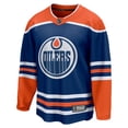 thumbnail image 2 of Men's Fanatics Royal Edmonton Oilers Home Breakaway Blank Jersey, 2 of 3