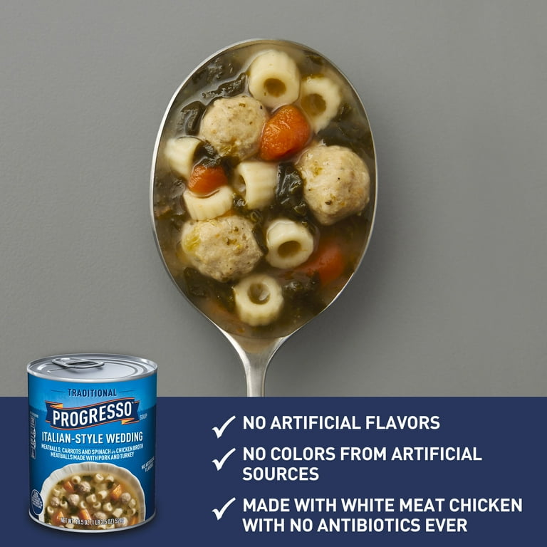 Progresso Italian Style Wedding Soup Traditional Canned Soup