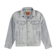 thumbnail image 1 of Levi's Womens Ex Boyfriend Jean Jacket, Blue, Large, 1 of 2